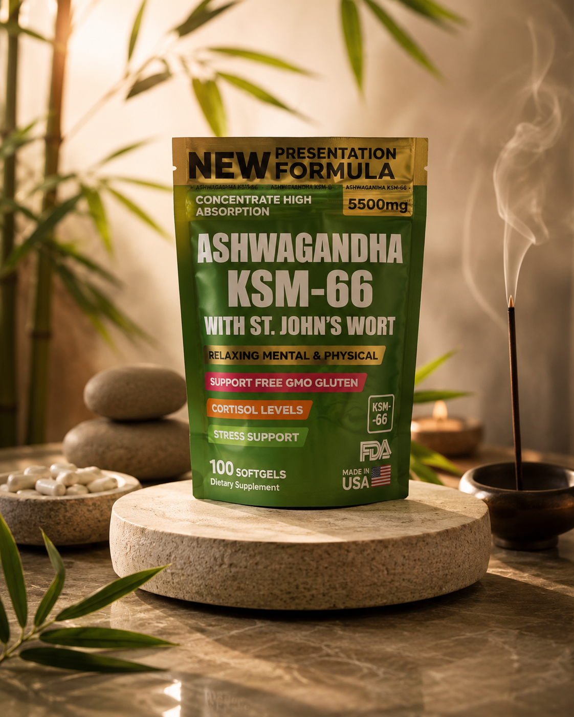 Ashwagandha KSM-66 — Bienestar Mental y Físico