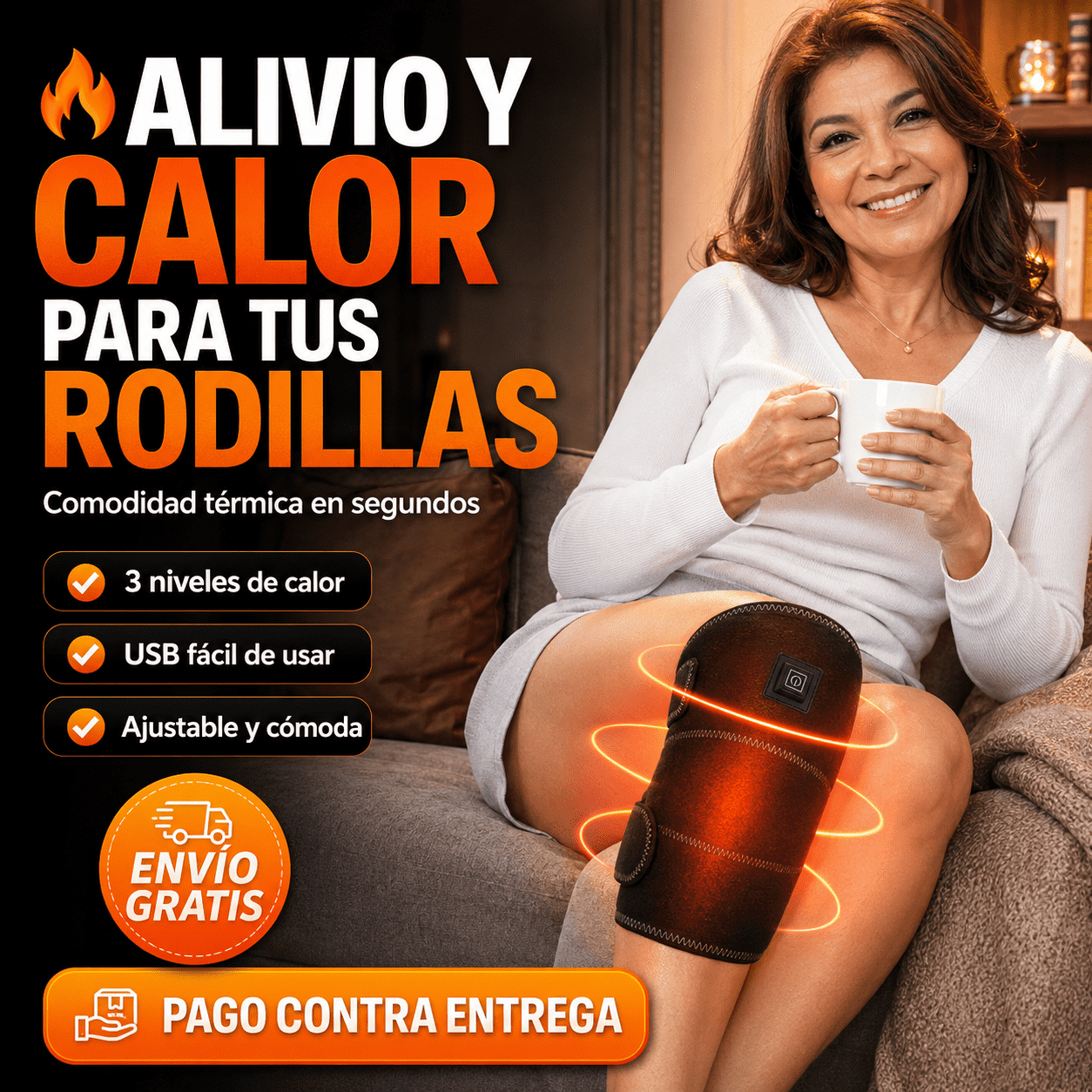 Rodillera Térmica — Alivio en Casa