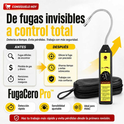 FugaCero Pro™ – Detecta Fugas de Gas Antes de que te Cuesten Más
