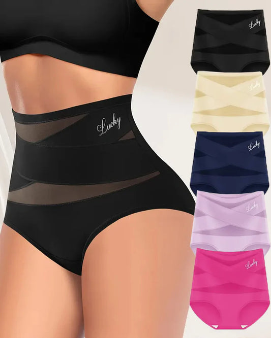 SculptFit™ - Braga Moldeadora de Cintura Alta con Control de Abdomen, Malla Transpirable y Realce de Glúteos