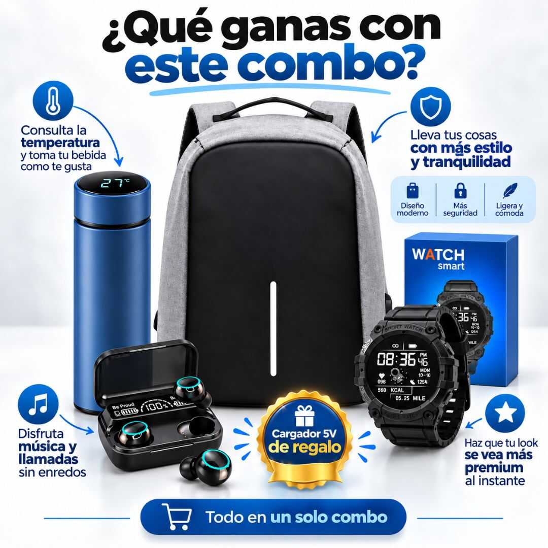 Combo Tech 4 en 1 + Regalo