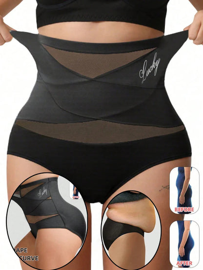 SculptFit™ - Braga Moldeadora de Cintura Alta con Control de Abdomen, Malla Transpirable y Realce de Glúteos