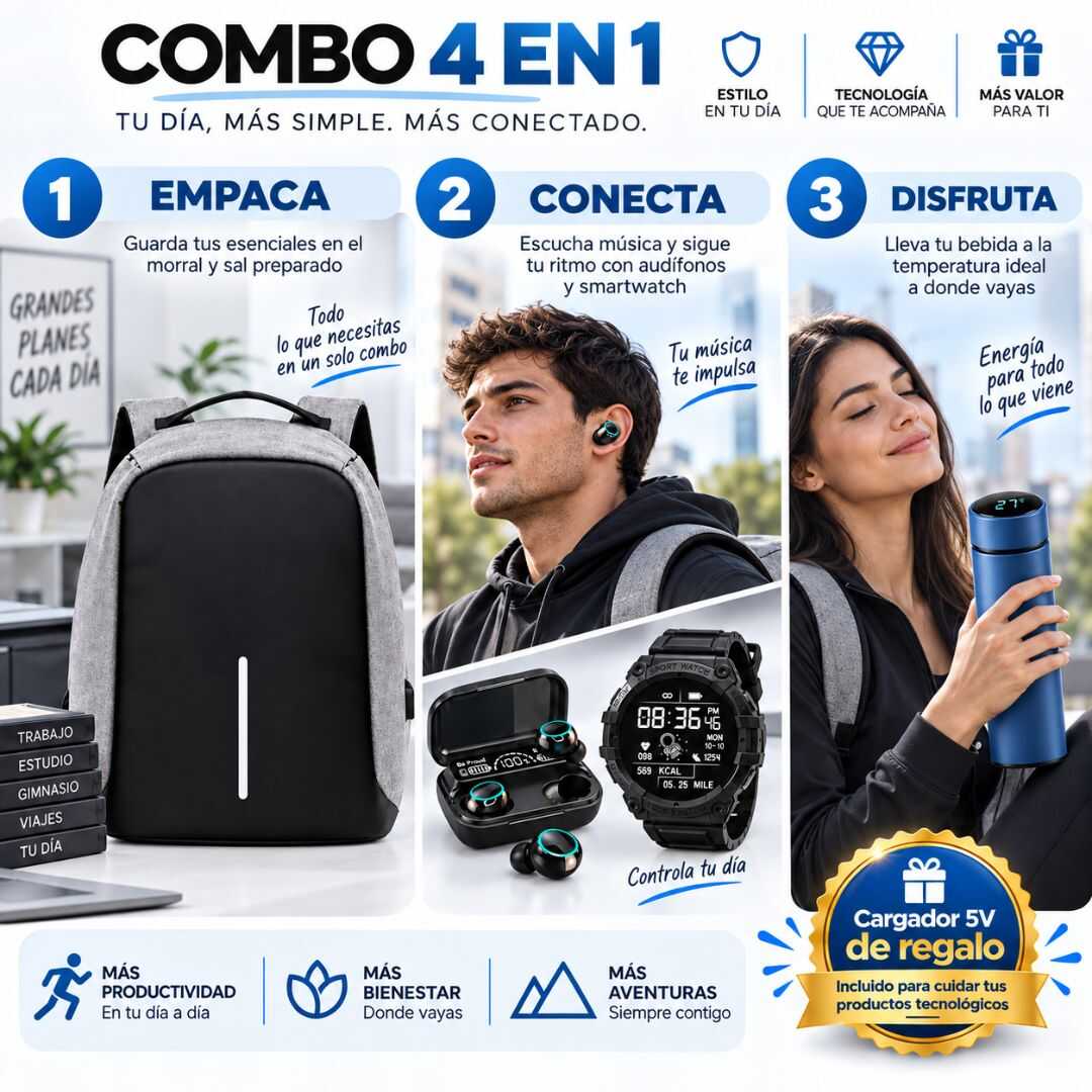 Combo Tech 4 en 1 + Regalo