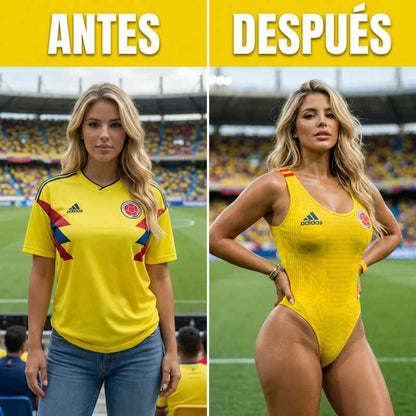 Body Selección Colombia Mujer – Outfit Oficial de Hincha