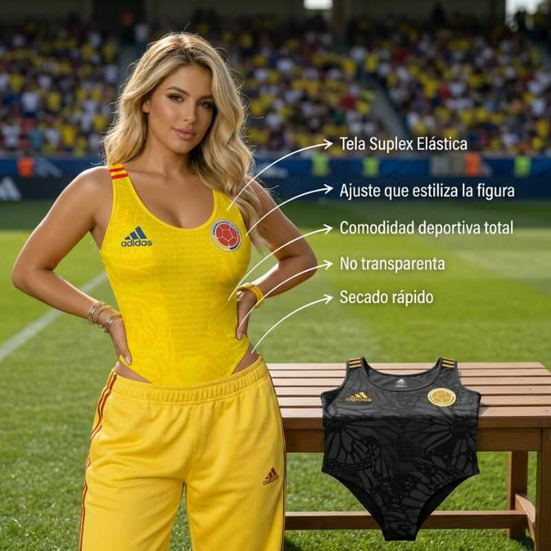 Body Selección Colombia Mujer – Outfit Oficial de Hincha