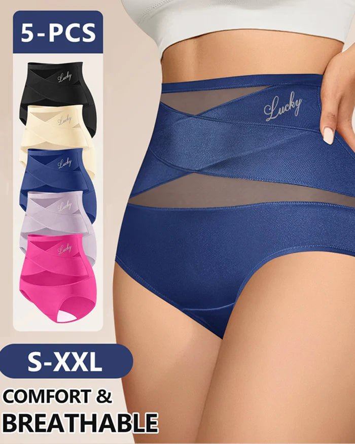SculptFit™ - Braga Moldeadora de Cintura Alta con Control de Abdomen, Malla Transpirable y Realce de Glúteos