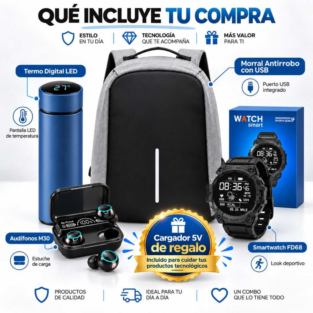 Combo Tech 4 en 1 + Regalo