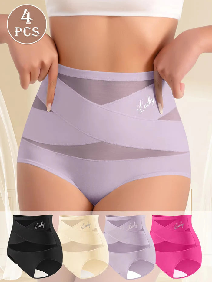 SculptFit™ - Braga Moldeadora de Cintura Alta con Control de Abdomen, Malla Transpirable y Realce de Glúteos