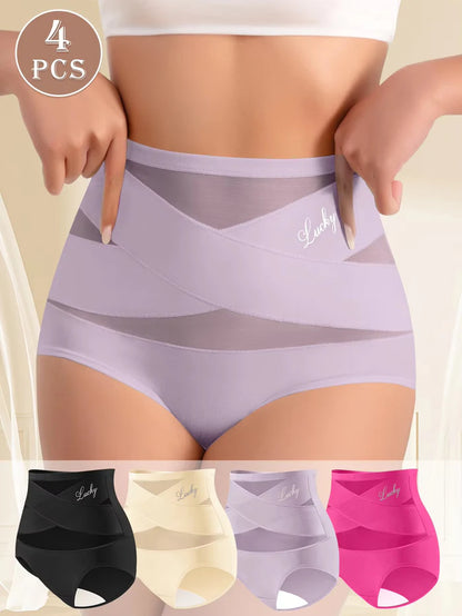 SculptFit™ - Braga Moldeadora de Cintura Alta con Control de Abdomen, Malla Transpirable y Realce de Glúteos