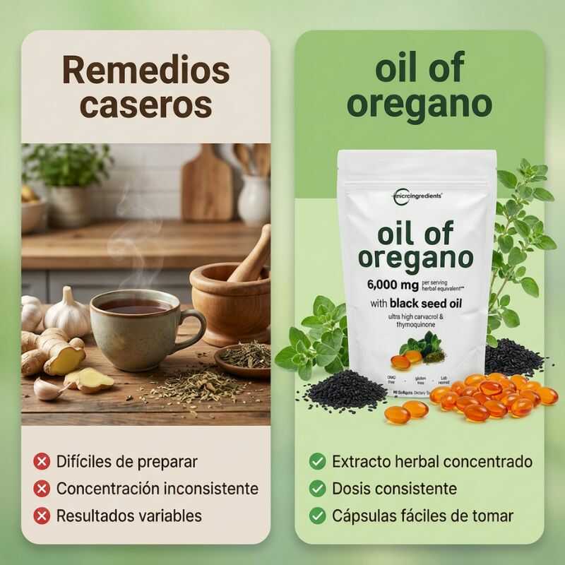 Oil of Oregano with Black Seed Oil - Para personas que se enferman seguido: aceite de orégano concentrado y semilla negra que ayudan a tu cuerpo a enfermarse menos en 30 días.