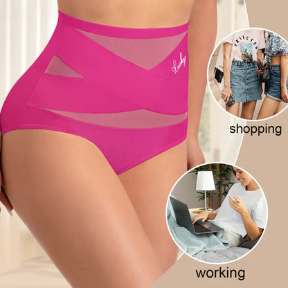 SculptFit™ - Braga Moldeadora de Cintura Alta con Control de Abdomen, Malla Transpirable y Realce de Glúteos