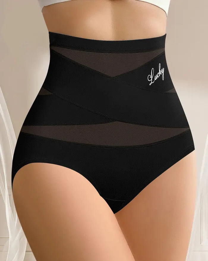 SculptFit™ - Braga Moldeadora de Cintura Alta con Control de Abdomen, Malla Transpirable y Realce de Glúteos