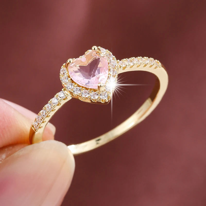 Anillo Corazón de Cristal- El regalo perfecto
