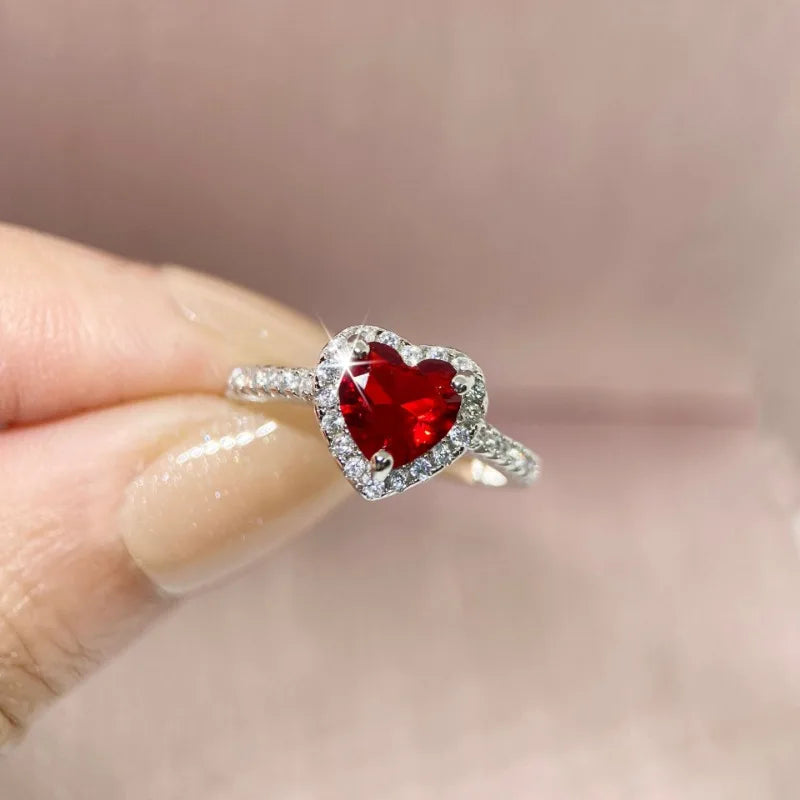 Anillo Corazón de Cristal- El regalo perfecto