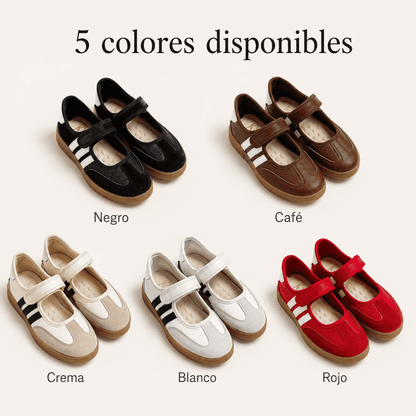 Mafalda Sneaker 100% Cuero Real – Suela Soft