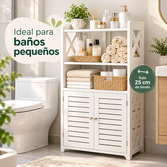 Gabinete Organizador de Baño Espacio Libre