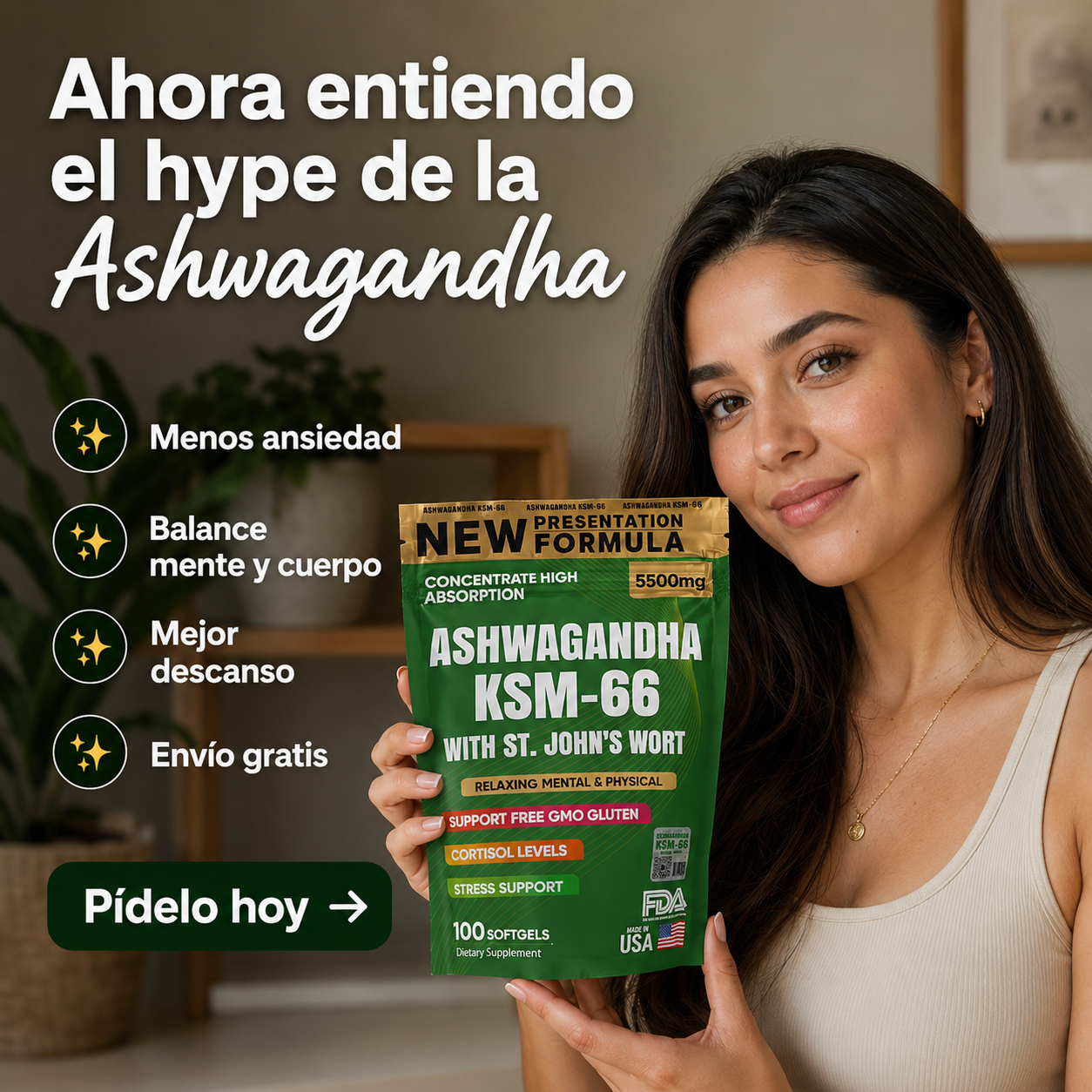Ashwagandha KSM-66 — Bienestar Mental y Físico