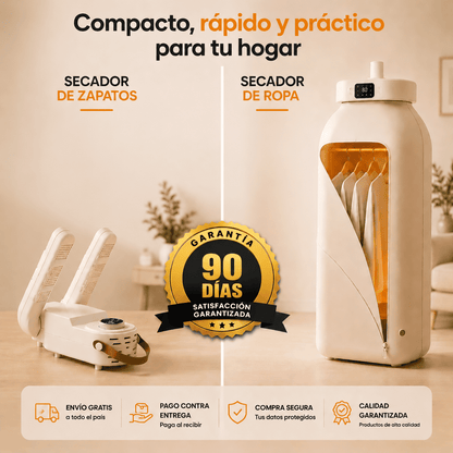 COMBO SECADORAS - PRENDAS SECAS EN MINUTOS
