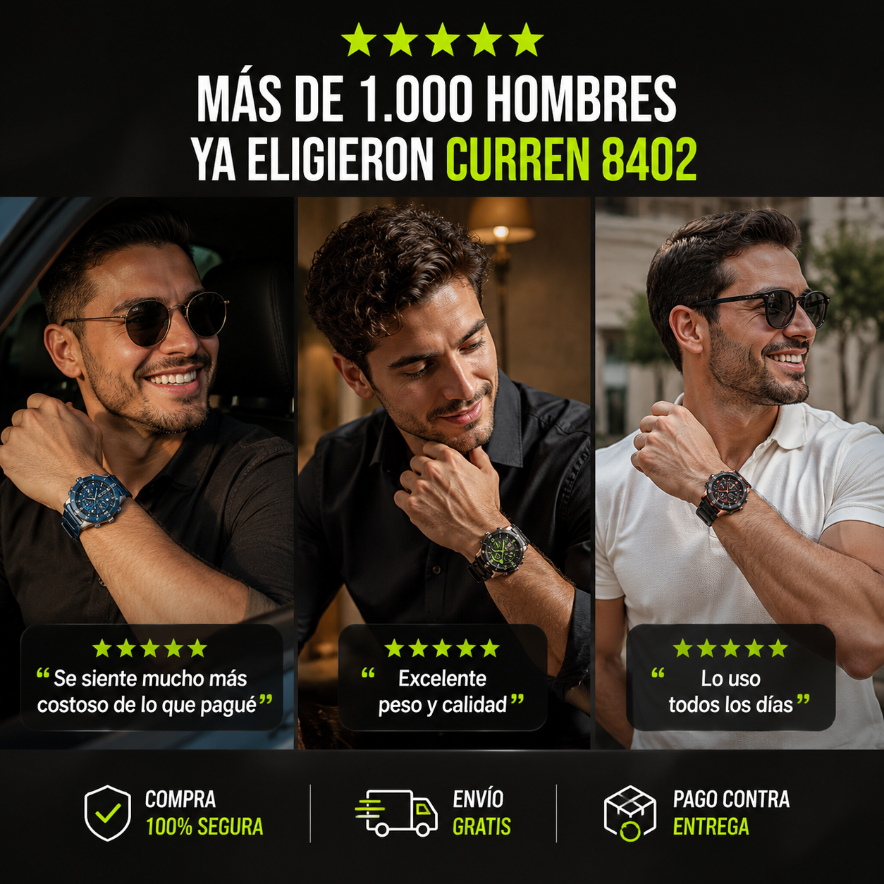 Curren 8402 Steel Pulse