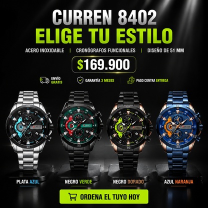 Curren 8402 Steel Pulse