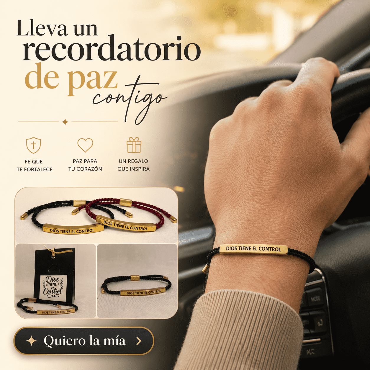 Pulsera “Dios Tiene El Control”